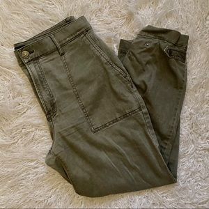 Express Green Cargo Pants